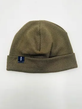 Adult Beanie Hat (Green Waffle)