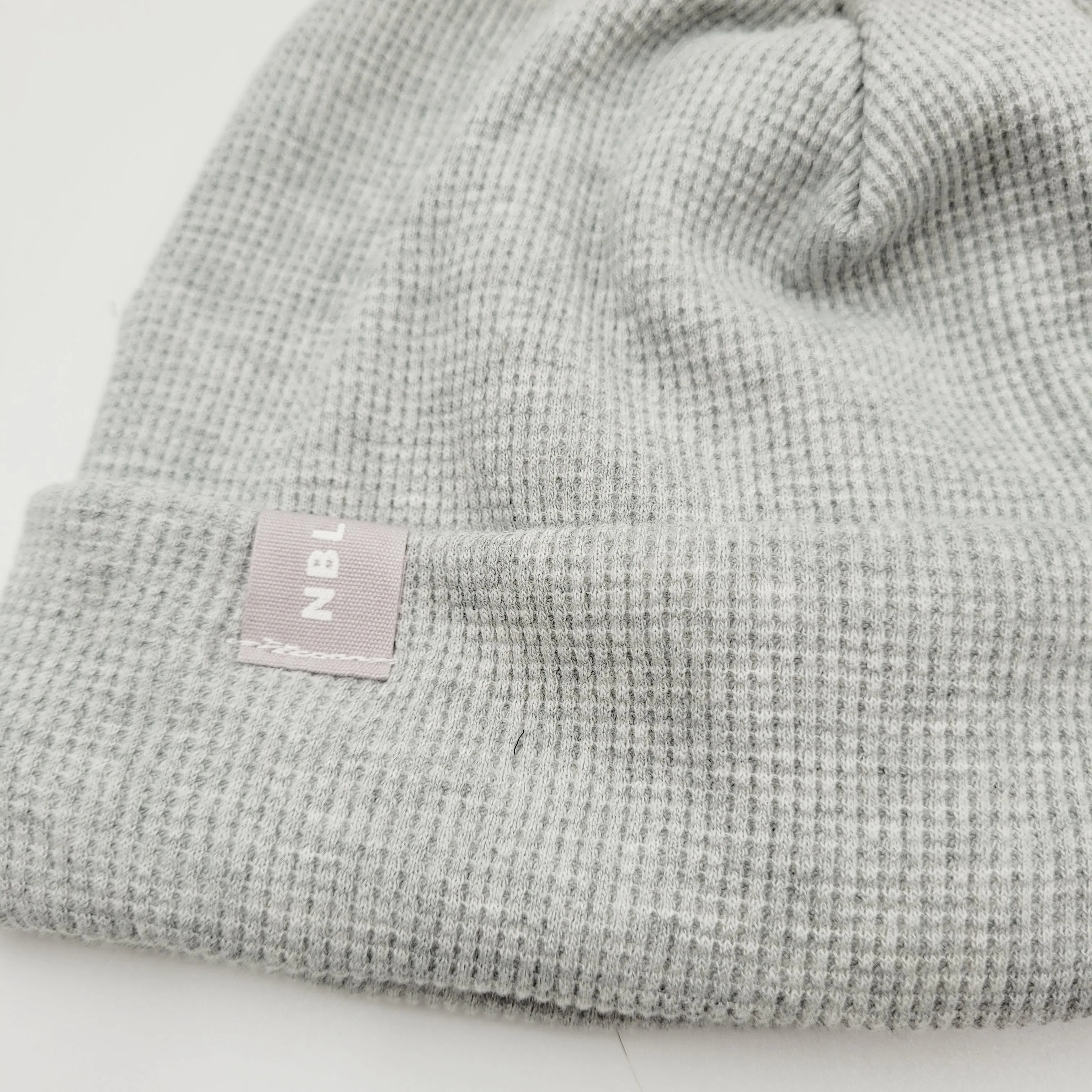 Adult Beanie Hat (Grey Waffle)