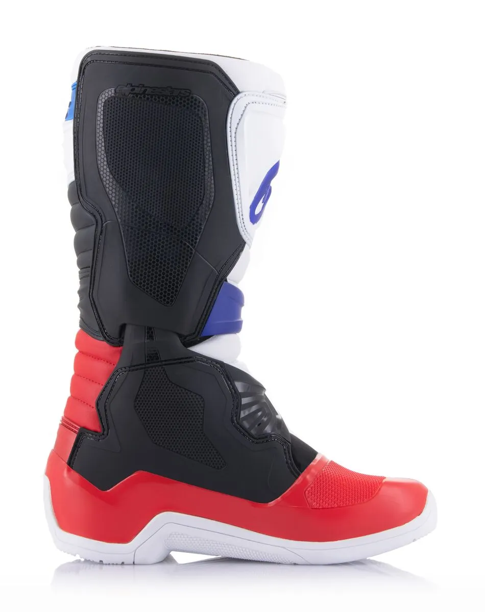 Alpinestars Tech 3 Motocross Boots White Bright Red Dark Blue