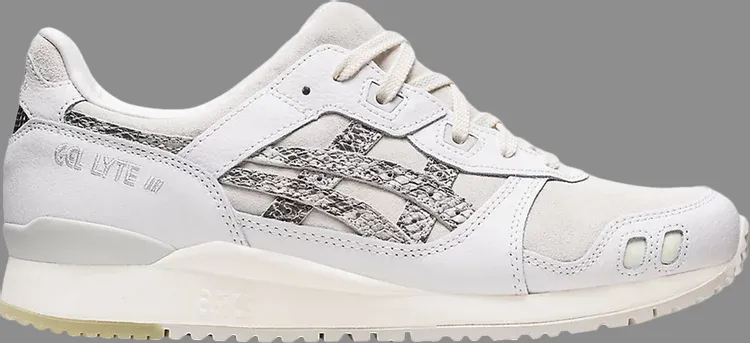 Atmos x gel lyte 3 og 'white python' Asics sneakers, white