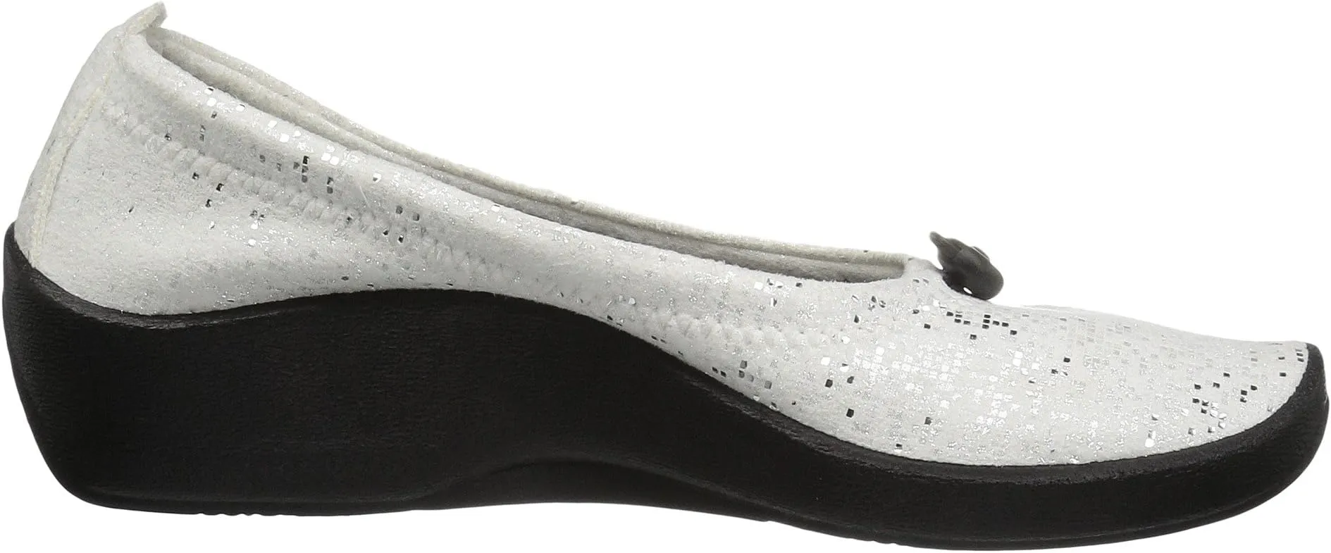 Ballet flats L14 Arcopedico, White Sparkle