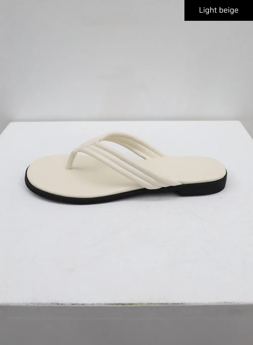 Beige Flip Flops CU21