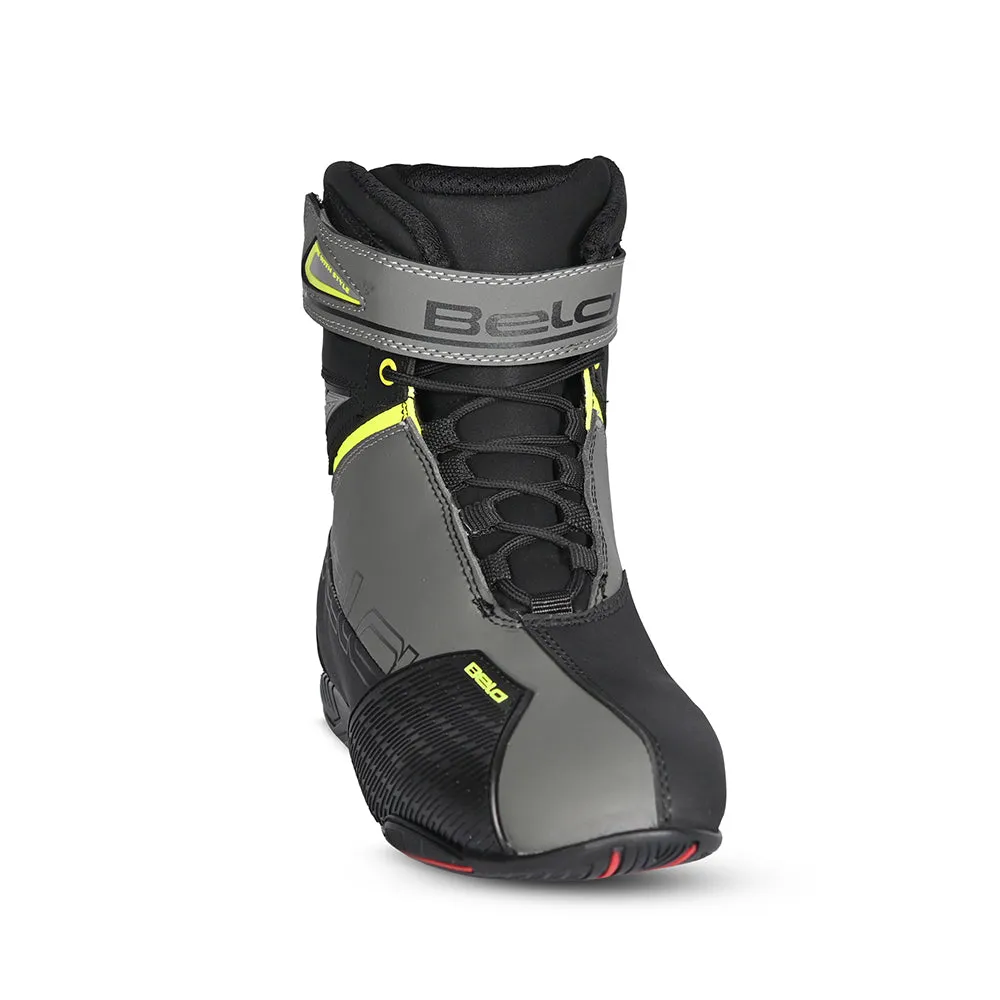 BELA Blaze Urban Motorcycle Boots Black Yellow