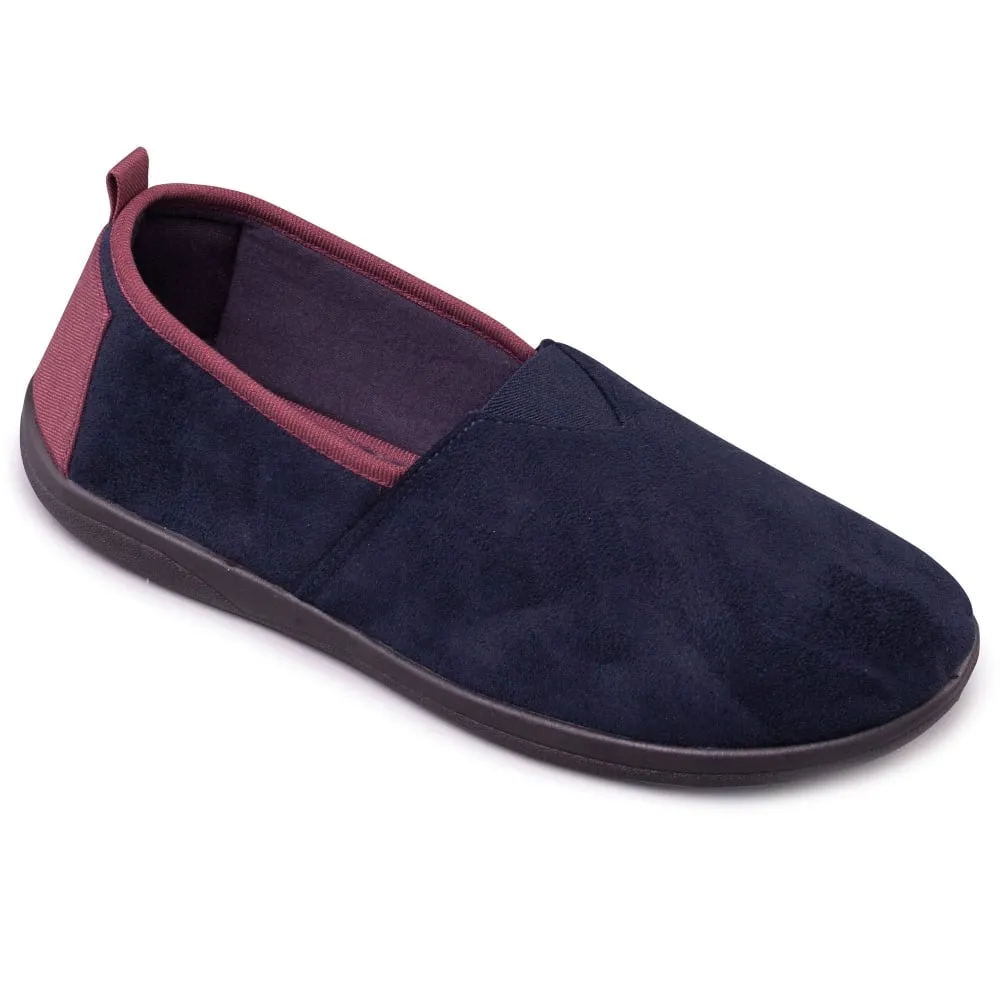 Blake Navy Slipper - Padders