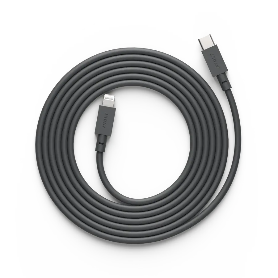 CABLE 1 USB-C TO LIGHTNING 2M | STOCKHOLM BLACK