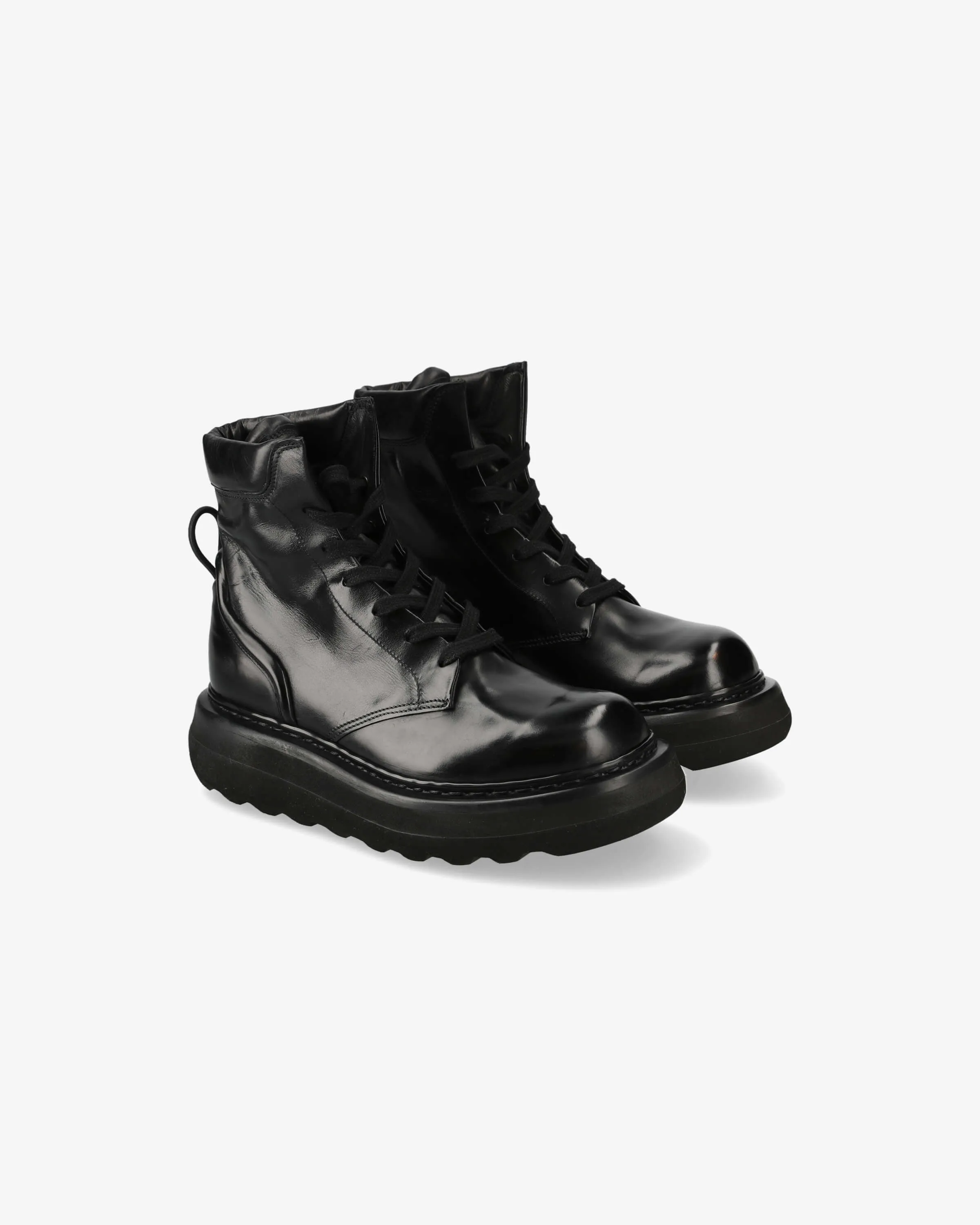 Cal calfskin ankle boots M6871A Crepuscolo Nero