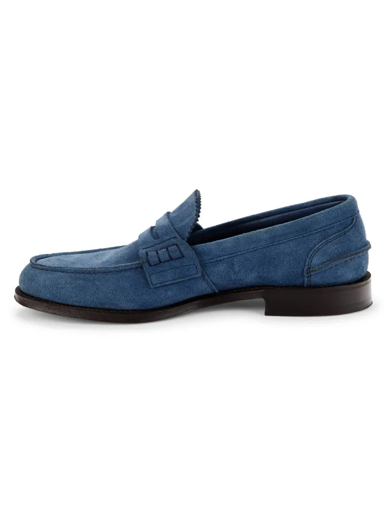 Church'S Suede Penny Loafers Ink