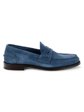 Church'S Suede Penny Loafers Ink