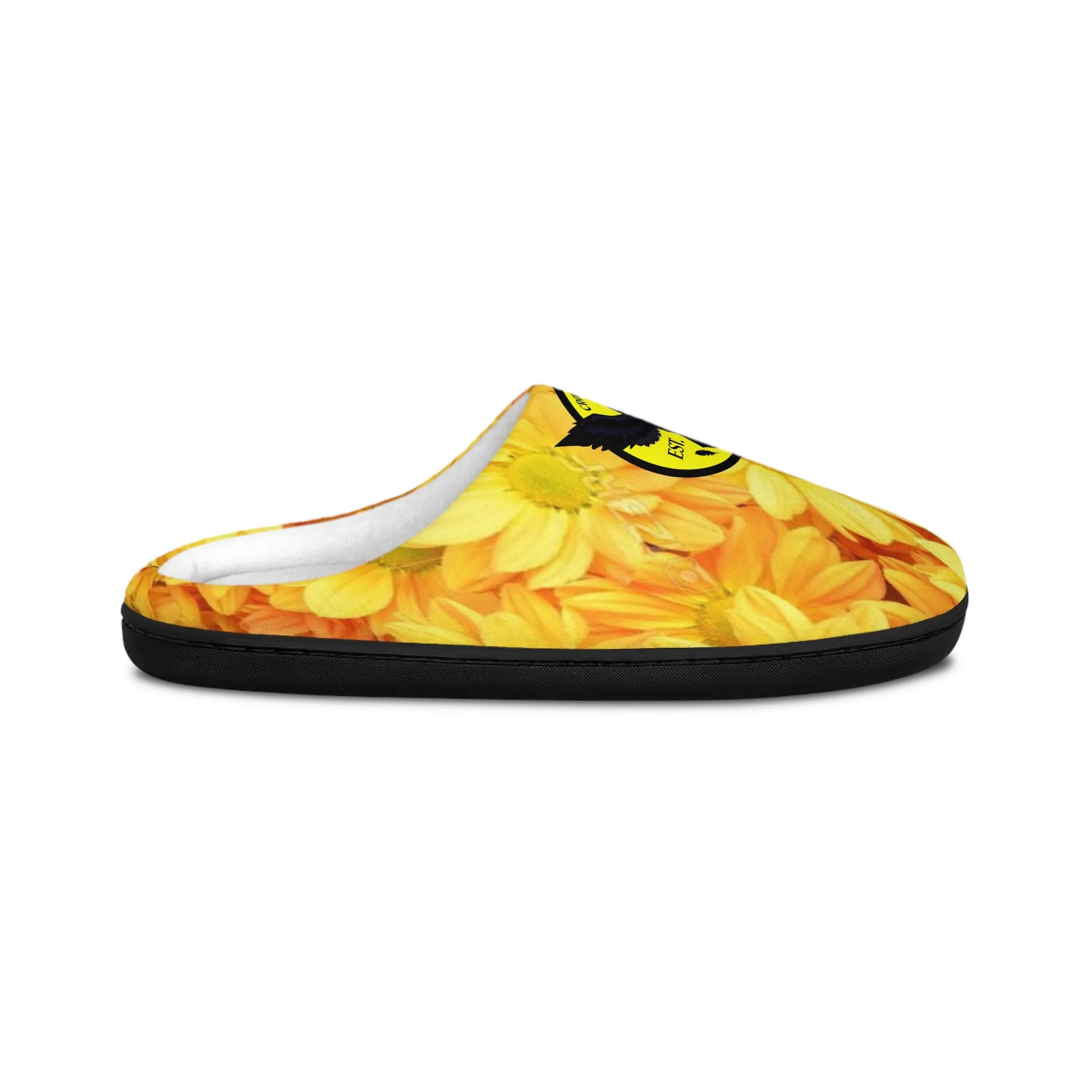 Crowgodshi Sunflowers Indoor Slippers