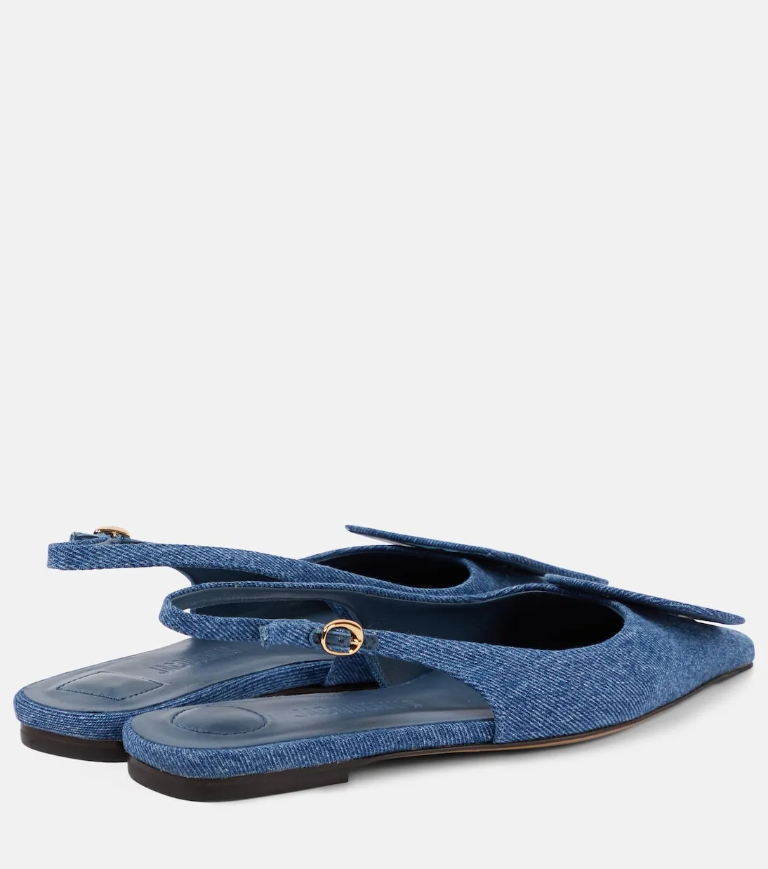 Denim ballet flats les slingbacks duelo Jacquemus, blue