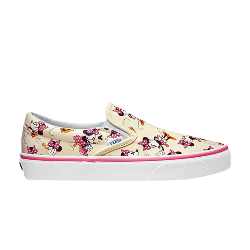 Disney x Classic Vans slip-ons, white