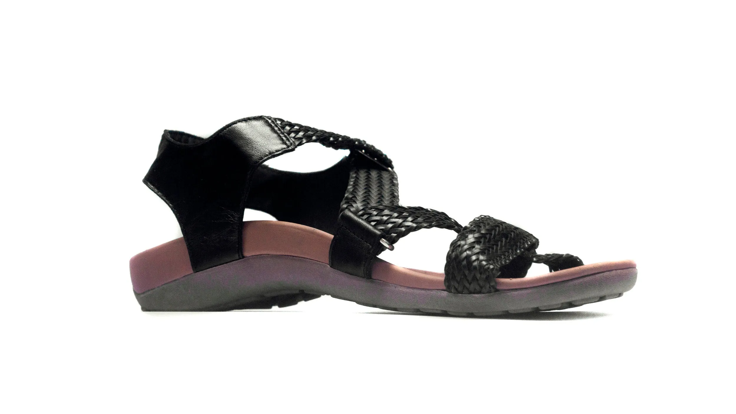 Eliza Orthotic Sandals - Black