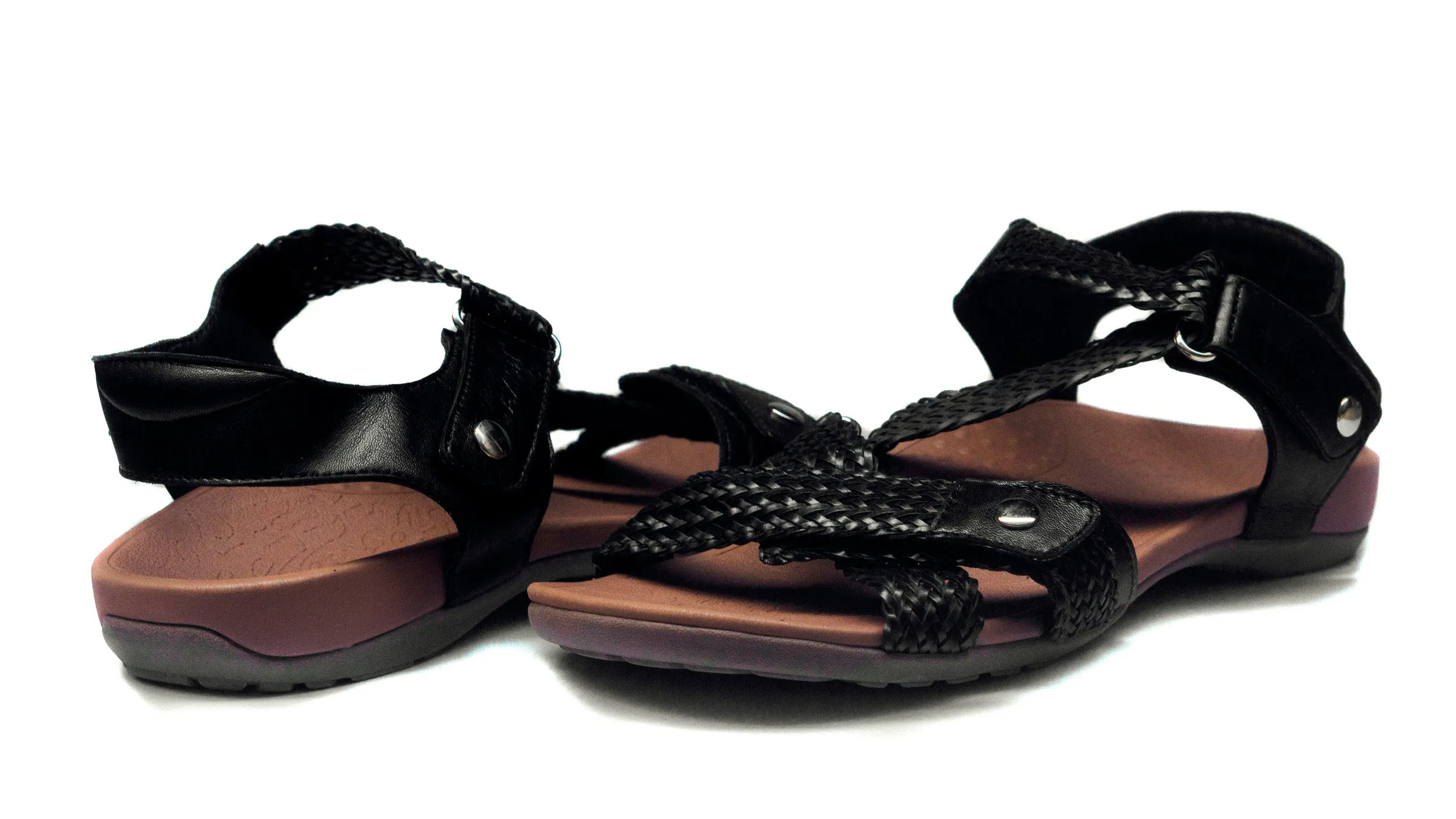 Eliza Orthotic Sandals - Black