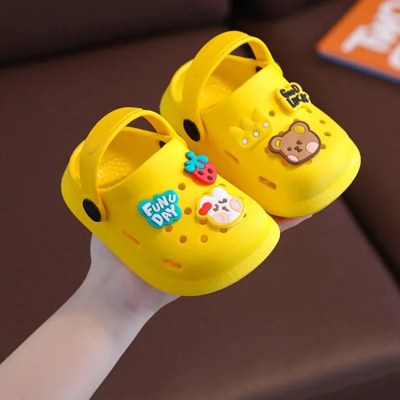 Flip Flops for Children Toddler Slippers Kids Summer Beach Shoes Girls Cartoon Home Slippers - BBSD50737