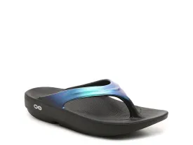 Flip flops OOFOS Oolala Luxe, blue/purple