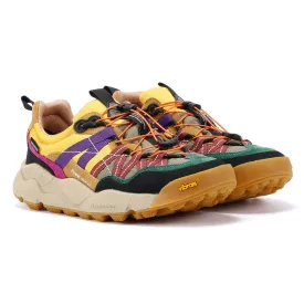 Flower Mountain Iwano Suede/Nylon Black/Yellow Trainers