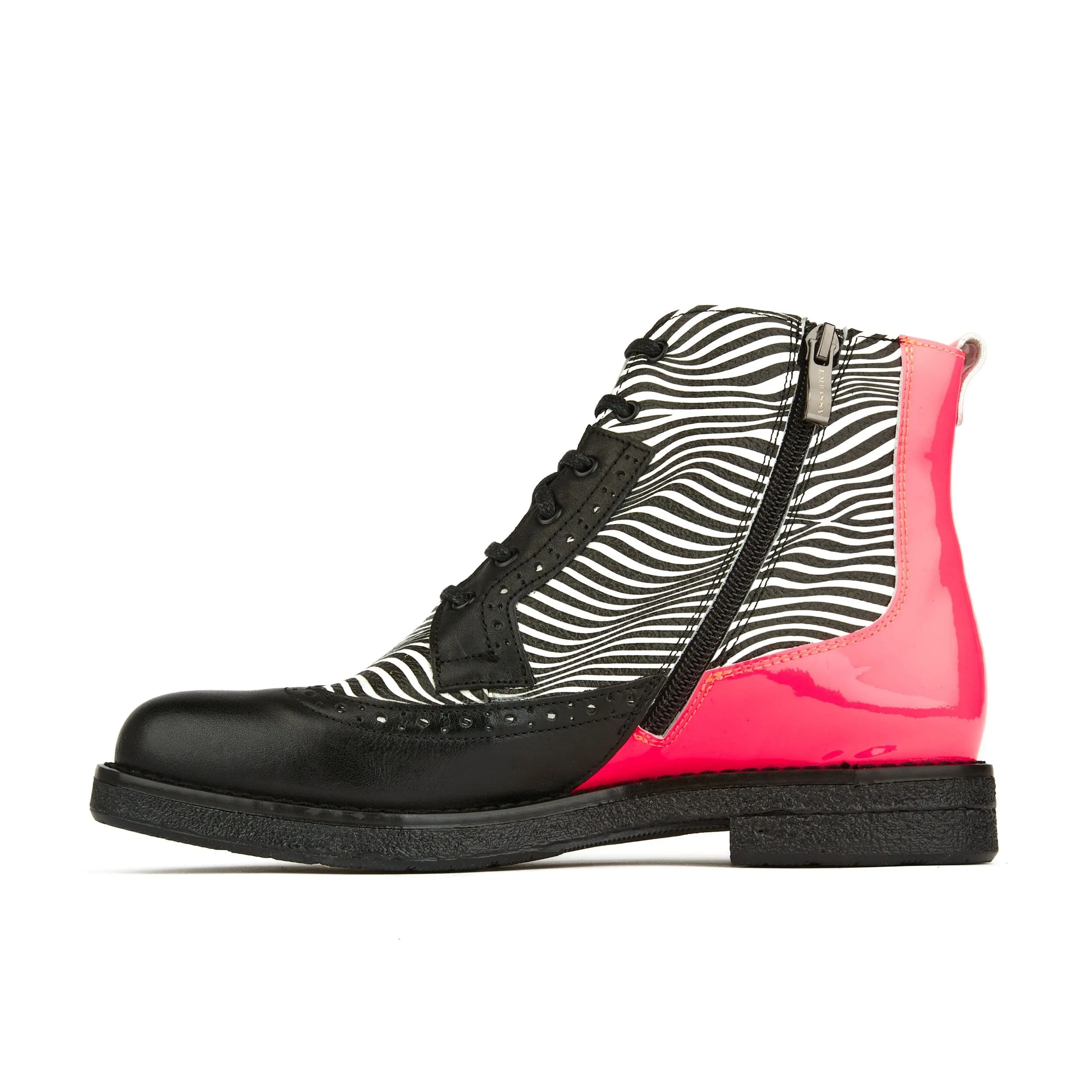 Hatter - Optical Zebra & Black & Pink