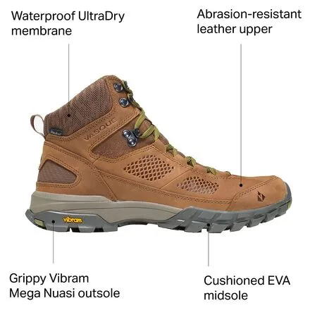 Hiking boots Talus AT UltraDry men's Vasque, color Dark Earth/Avocado