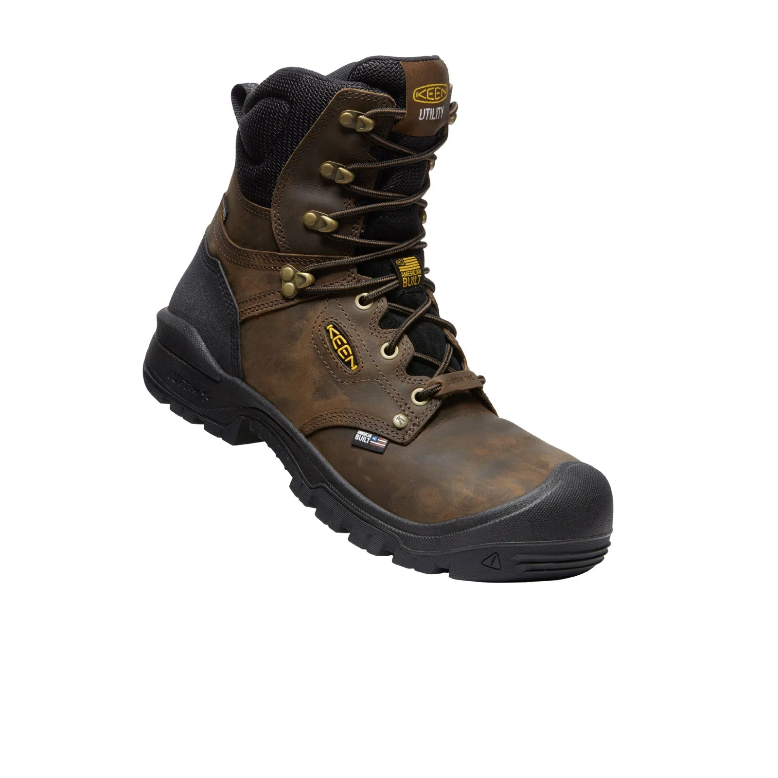 Keen Utility Independence 8" Waterproof Composite Toe Work Boot (Men) - Dark Earth