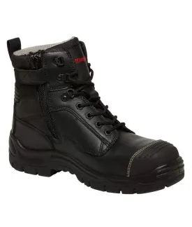 KingGee Phoenix 6CZ EH Side Zip Black Work Boot K27985