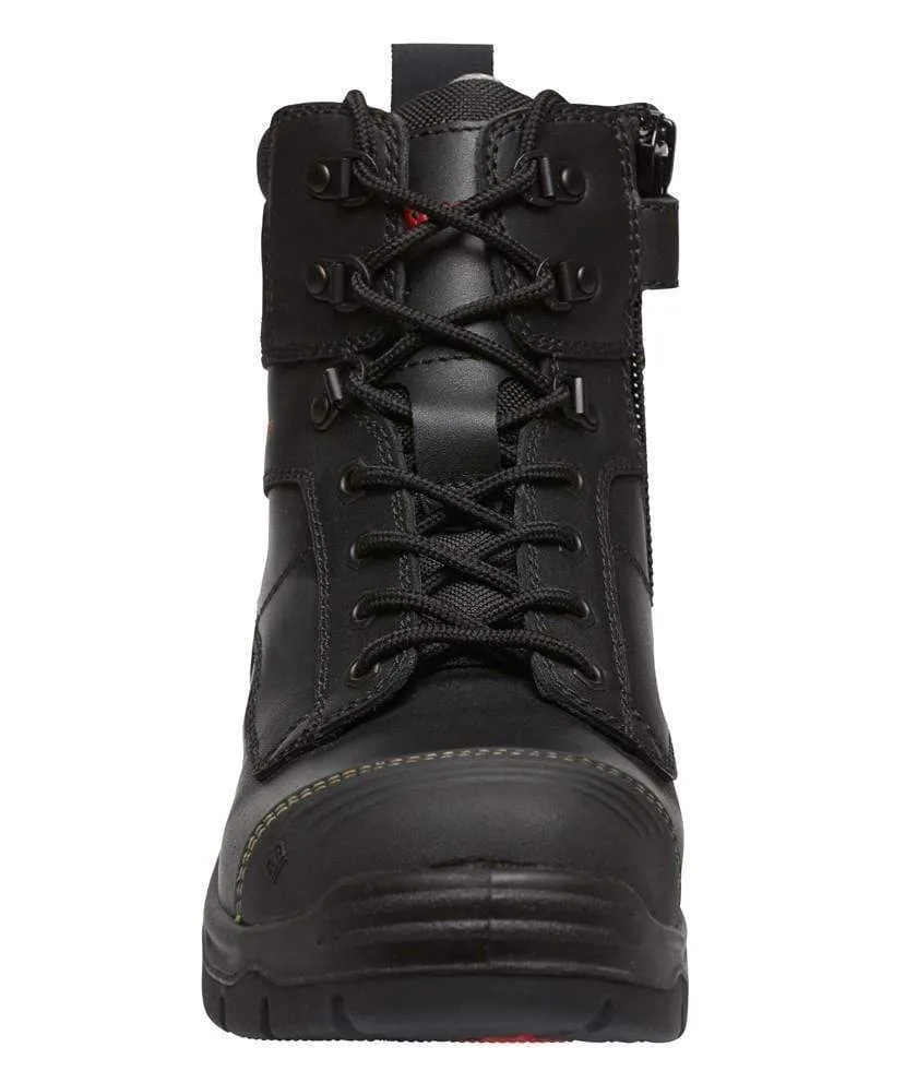 KingGee Phoenix 6CZ EH Side Zip Black Work Boot K27985