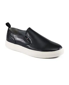 Kozal Tommy Hilfiger Men's Casual Slip-on Sneakers, Black