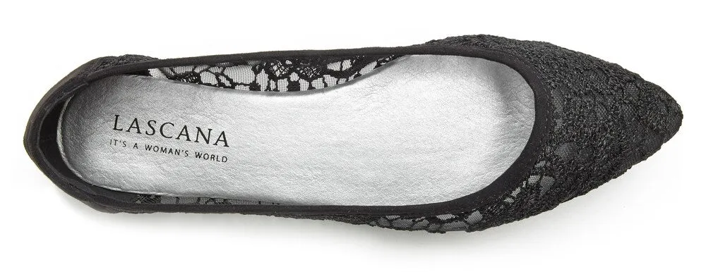 Lascana ballet flats, black