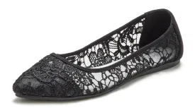 Lascana ballet flats, black