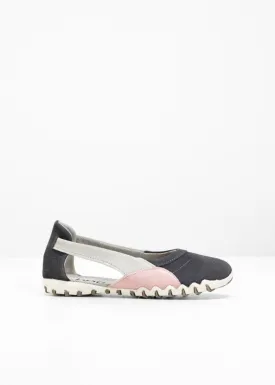 Leather ballet shoes Bpc Bonprix Collection, gray