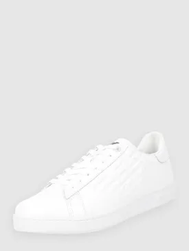 Leather sneakers EA7 Emporio Armani, white