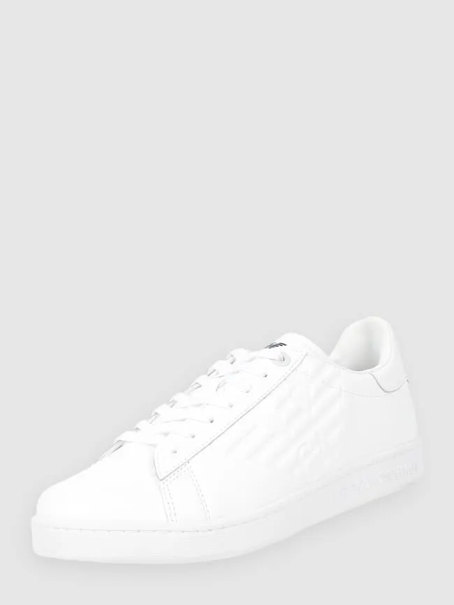 Leather sneakers EA7 Emporio Armani, white