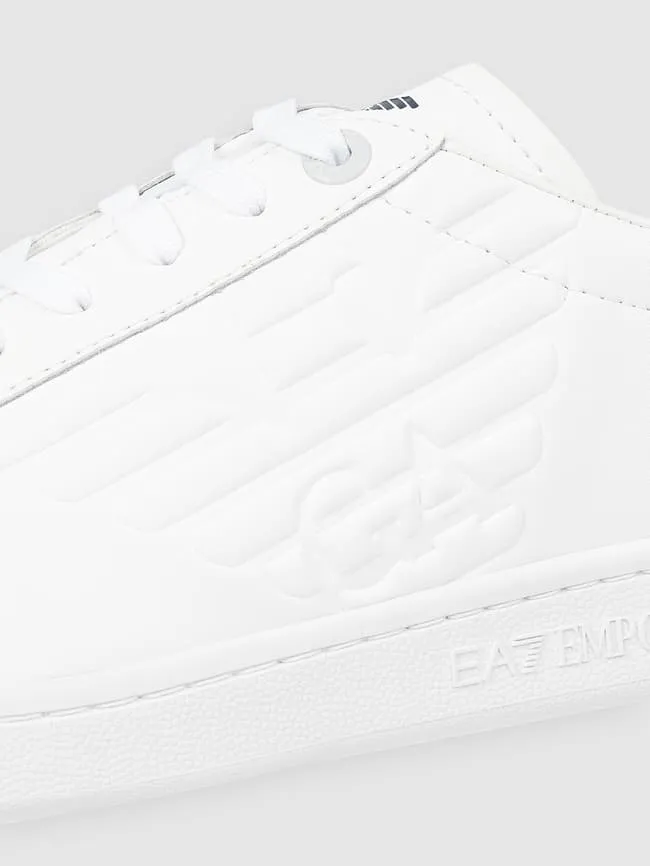 Leather sneakers EA7 Emporio Armani, white