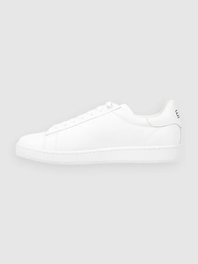 Leather sneakers EA7 Emporio Armani, white