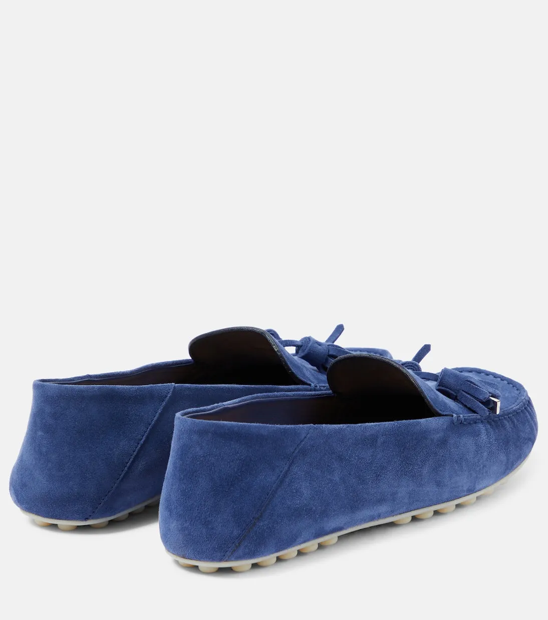 Loro Piana suede loafers, blue