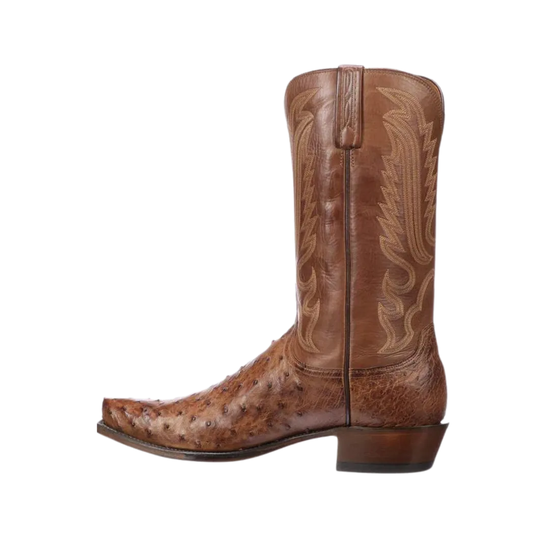 Lucchese Men’s Luke Full Quill Ostrich Boots