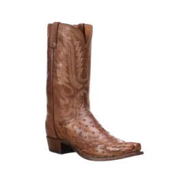 Lucchese Men’s Luke Full Quill Ostrich Boots