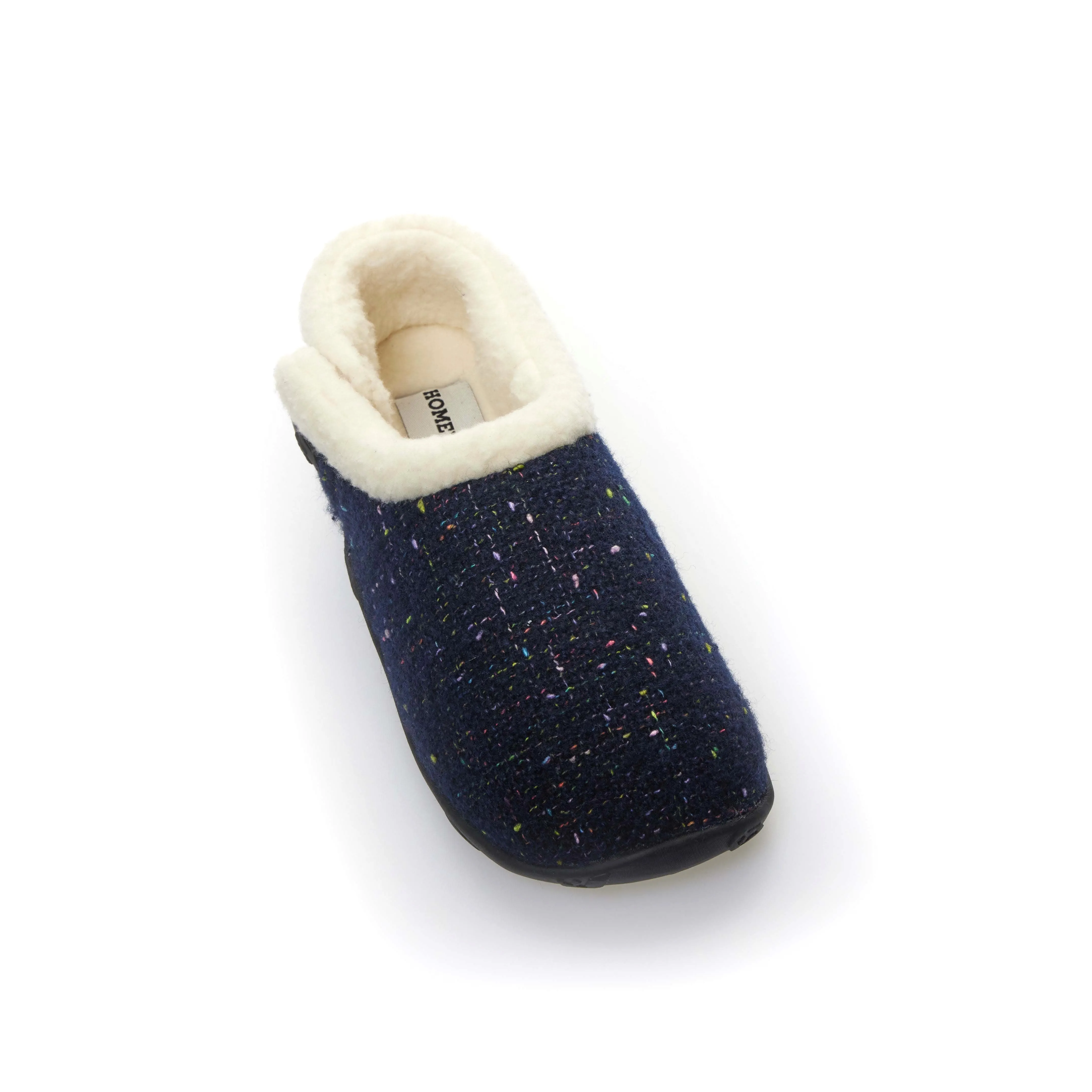 Luna - Navy Flecked Women's Slippers