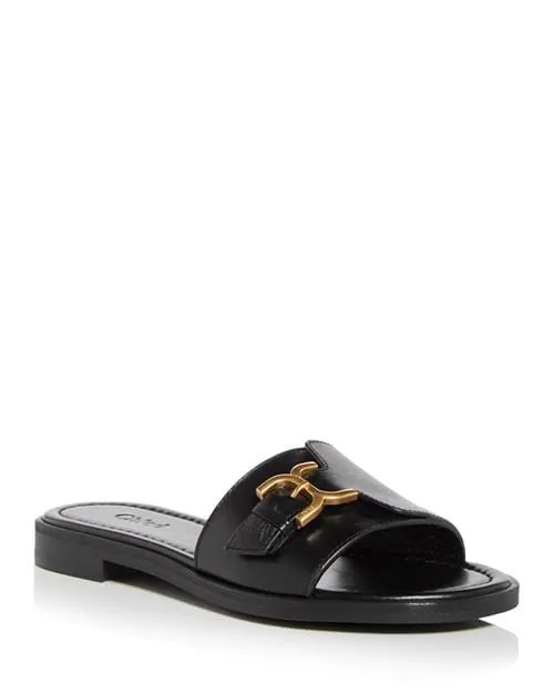 Marcie Chloe women's slides, Black