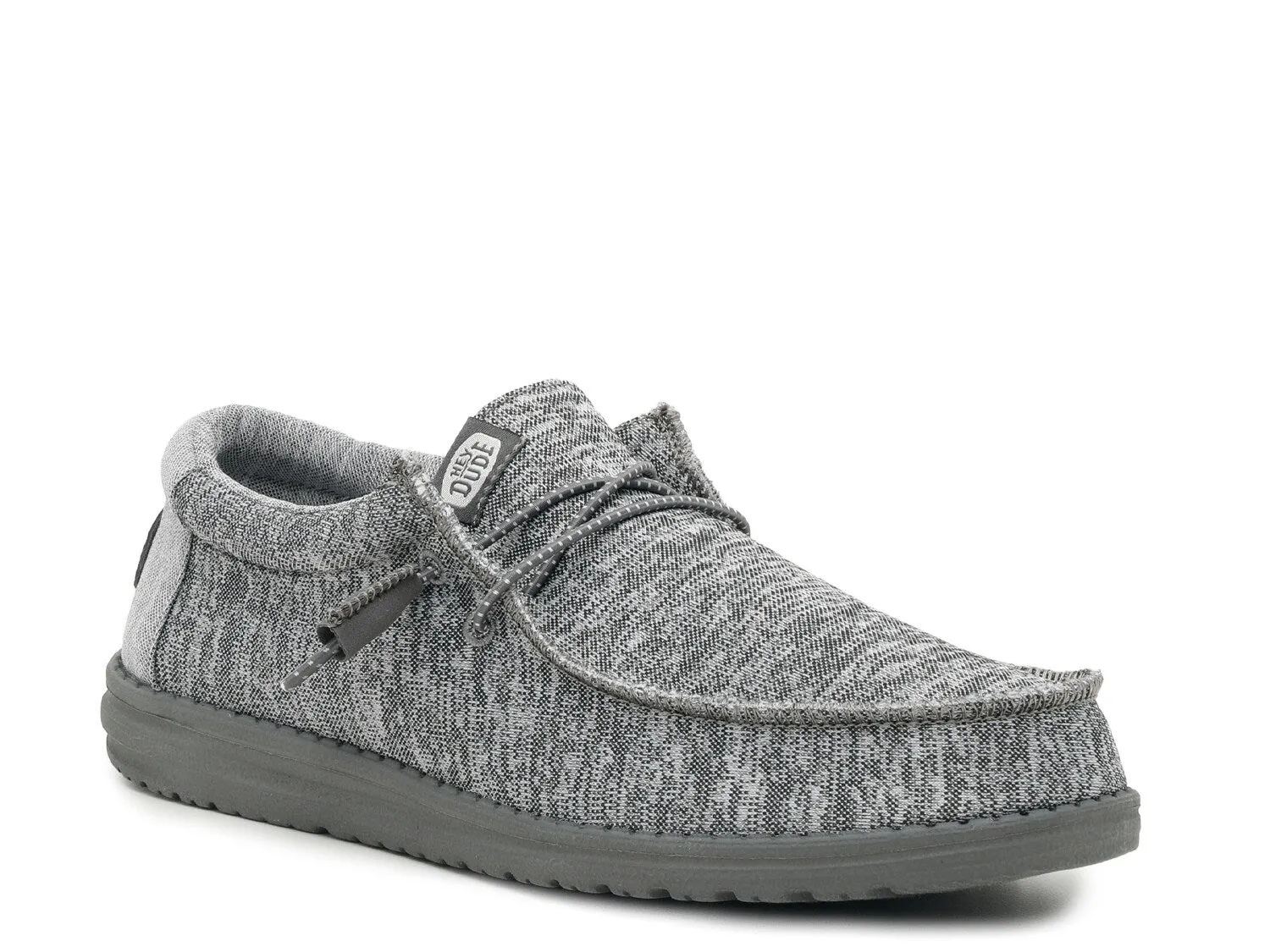 Men's Hey Dude Wally Sport slip-ons, light gray