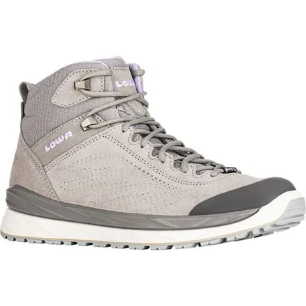 Mid-height Malta GTX women's Lowa boots, light gray