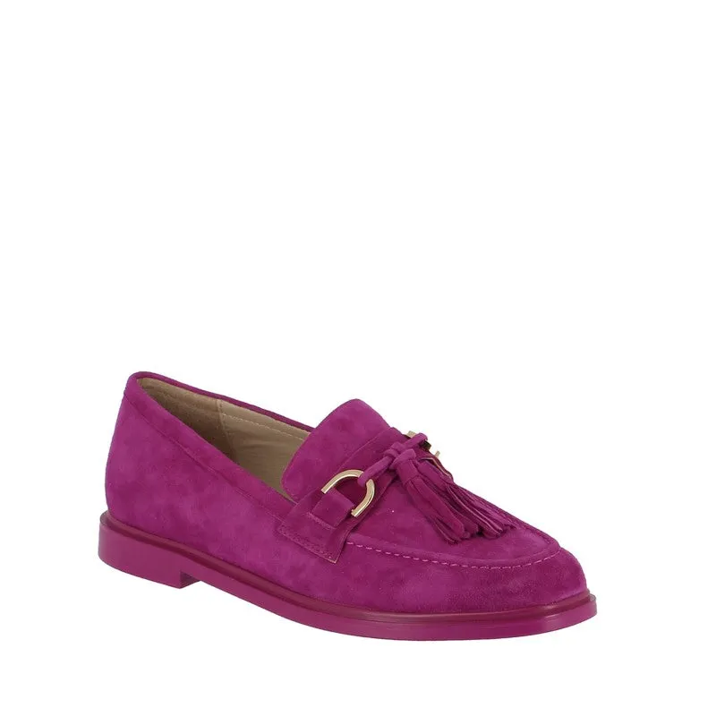 Mollini Gelly Magenta Suede Loafer