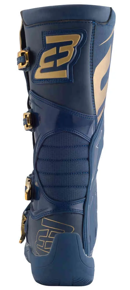 MX-5 Bogotto Motocross Boots, Blue/Gold