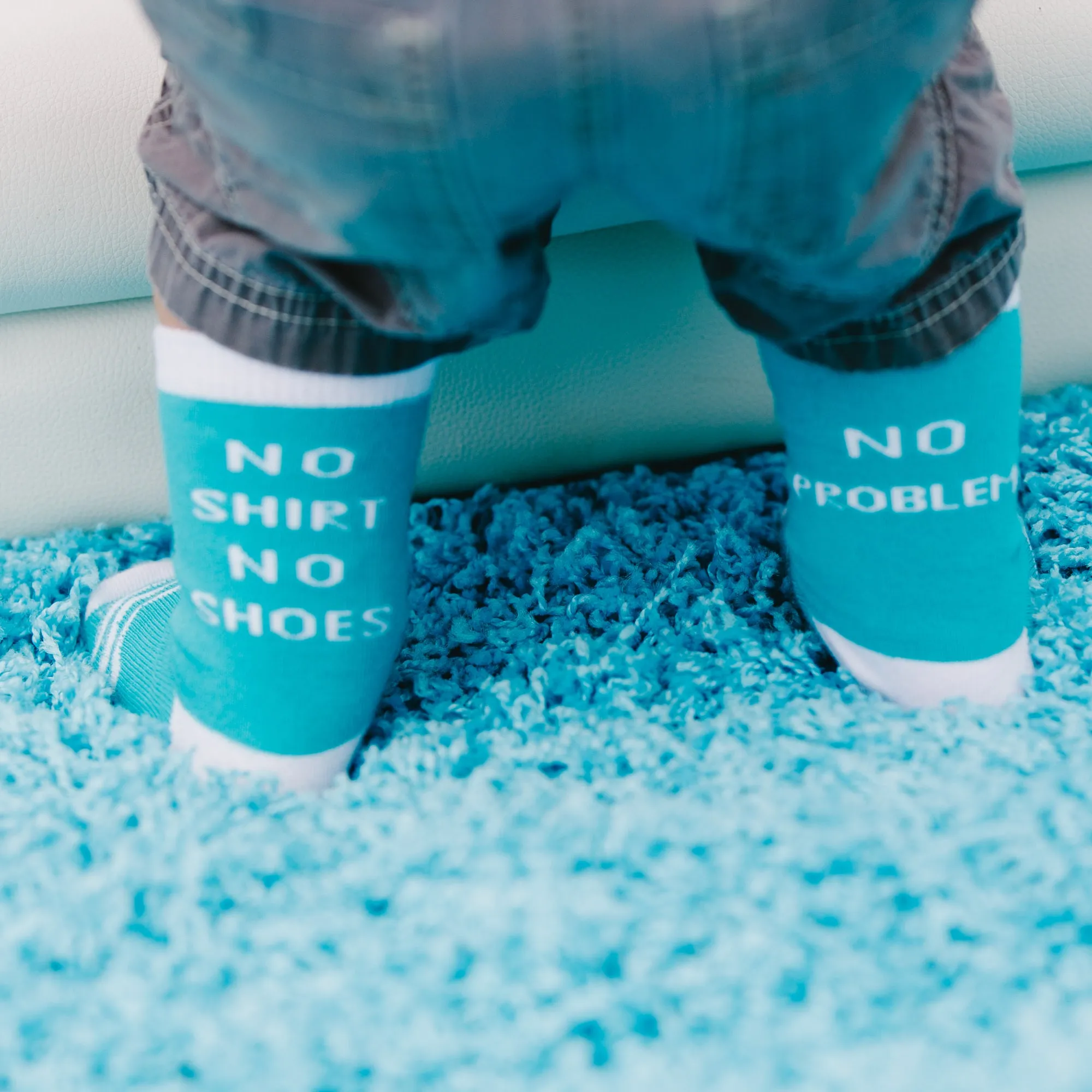 No Problem 2T-4T Crew Socks