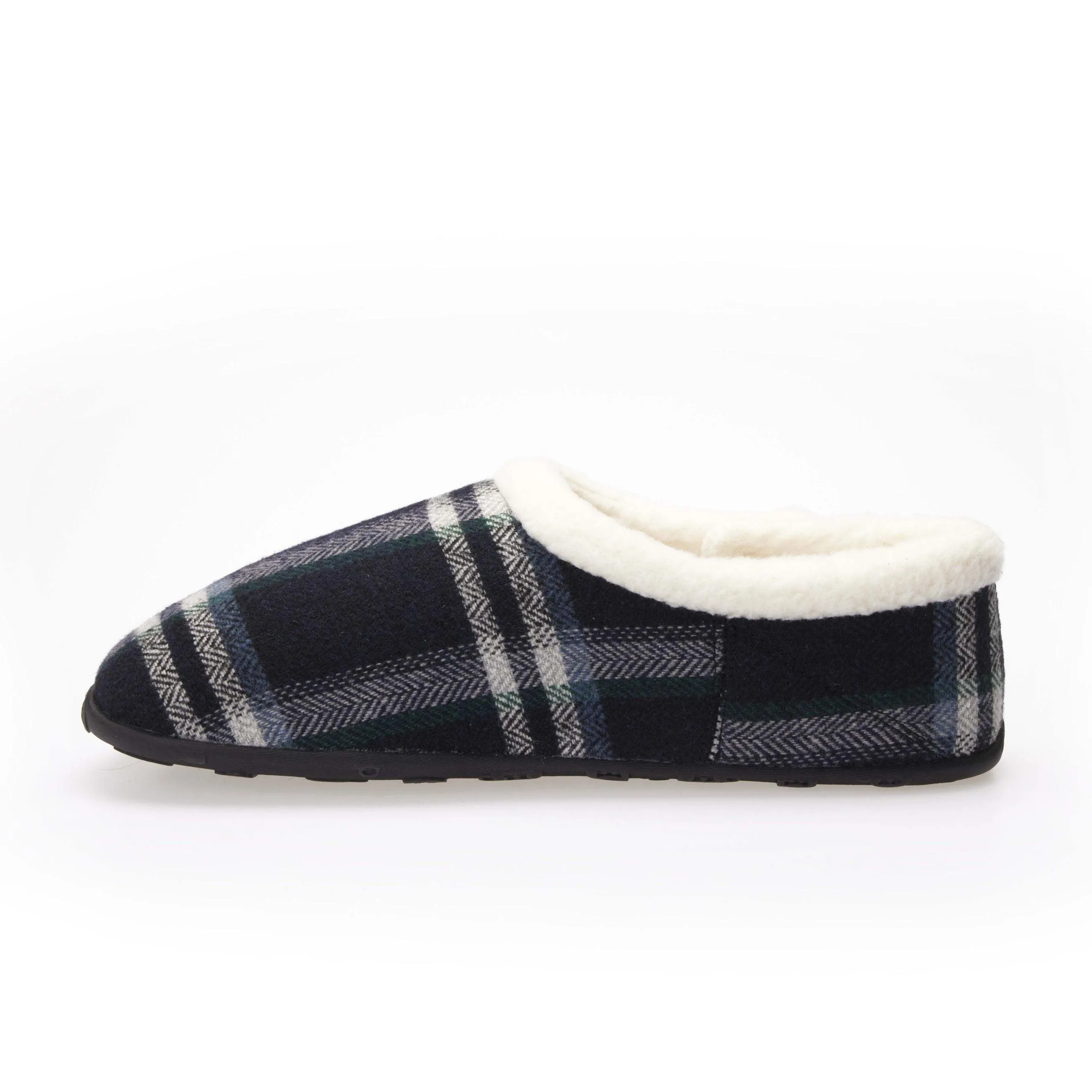 Ralph - Navy Blue Check Men's Slippers