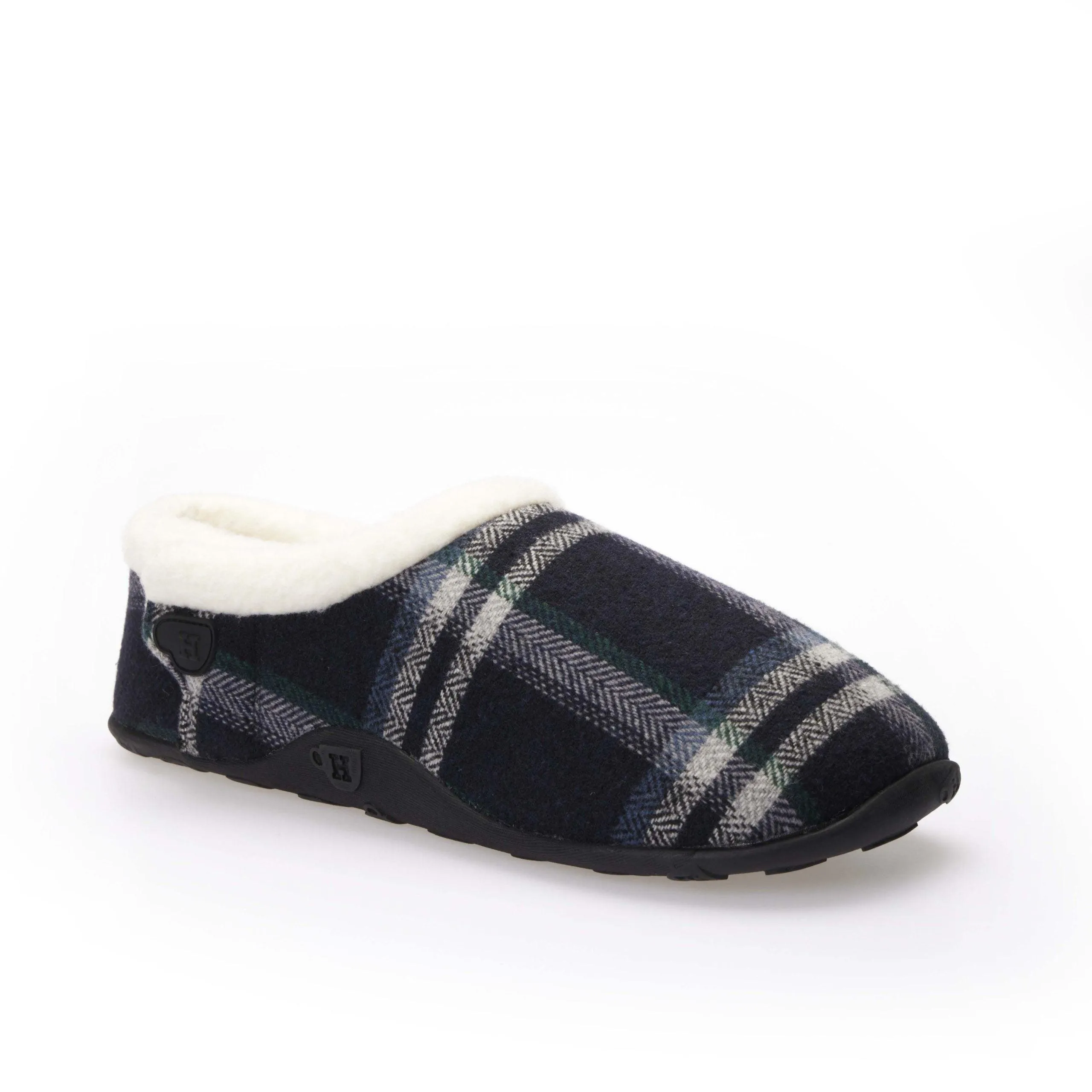 Ralph - Navy Blue Check Men's Slippers