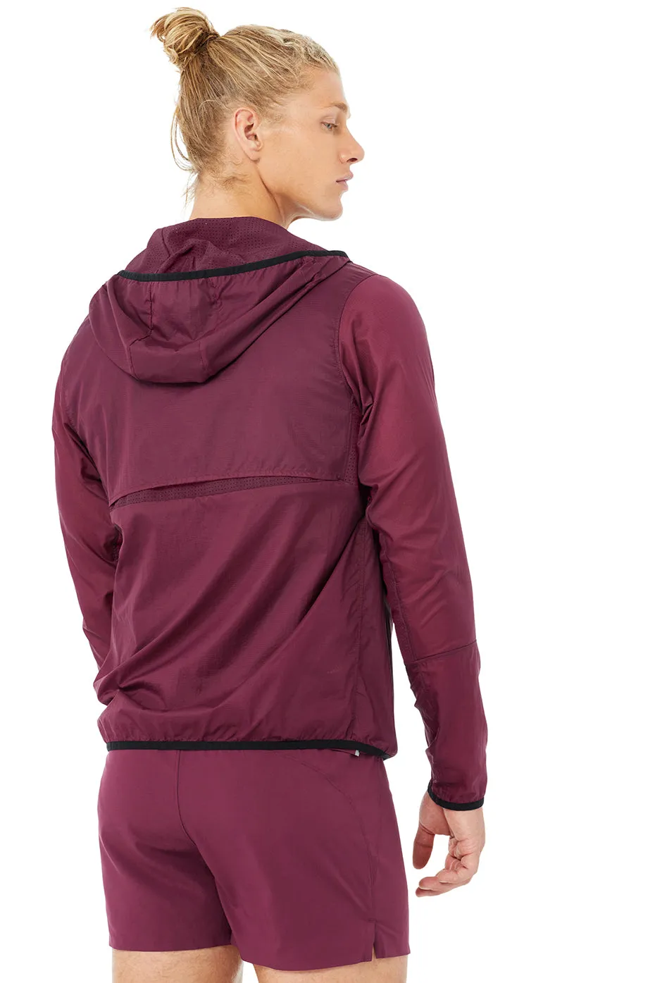 Repeat Running Jacket - Varsity Cardinal