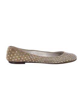 rhinestone ballet flats