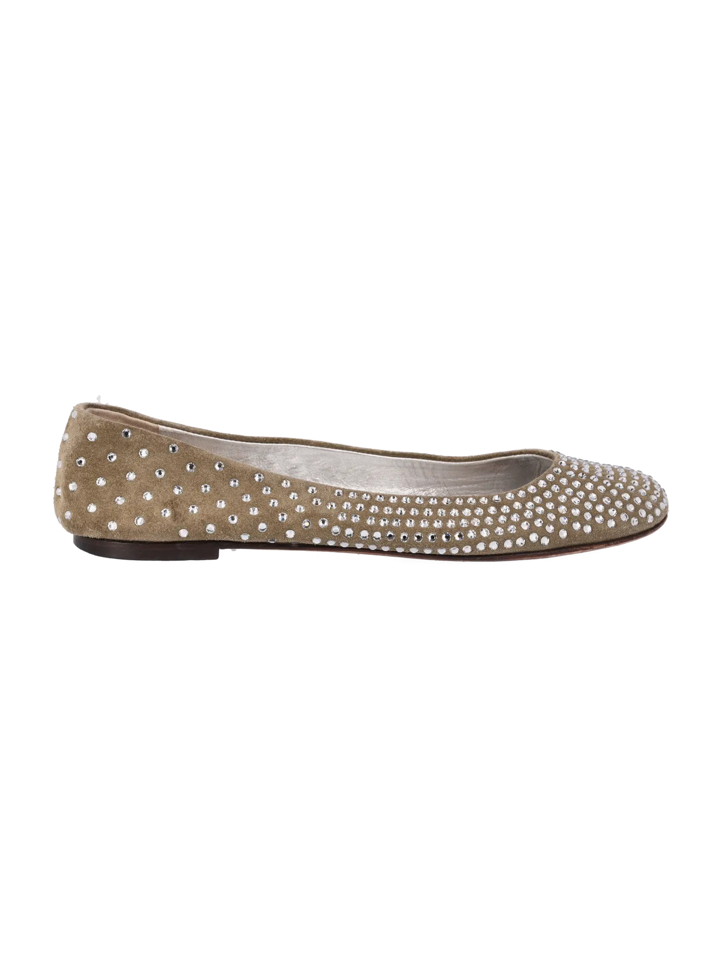 rhinestone ballet flats