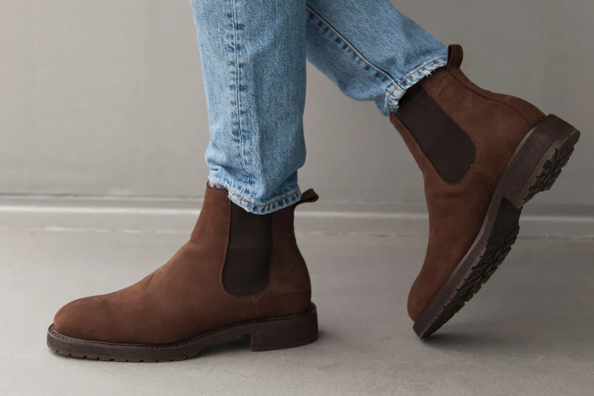 Winter Chelsea Boots - Chocolate