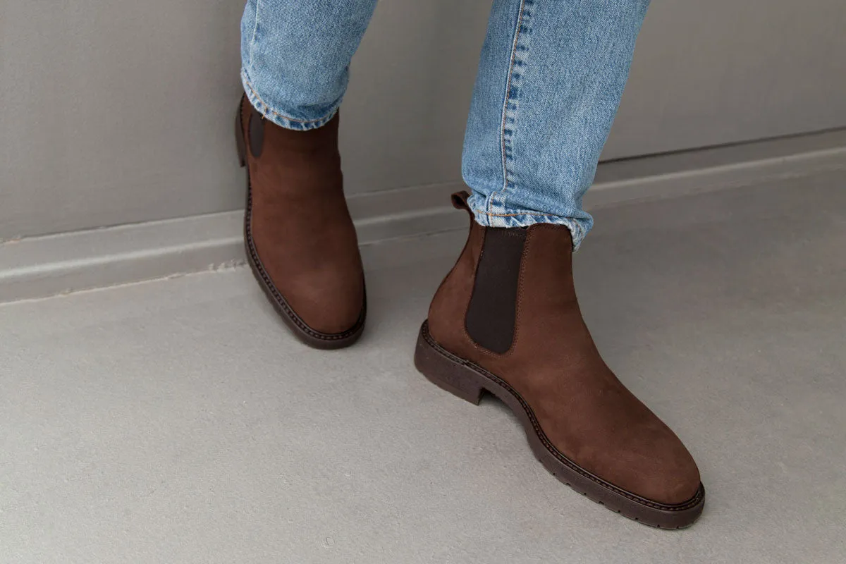 Winter Chelsea Boots - Chocolate